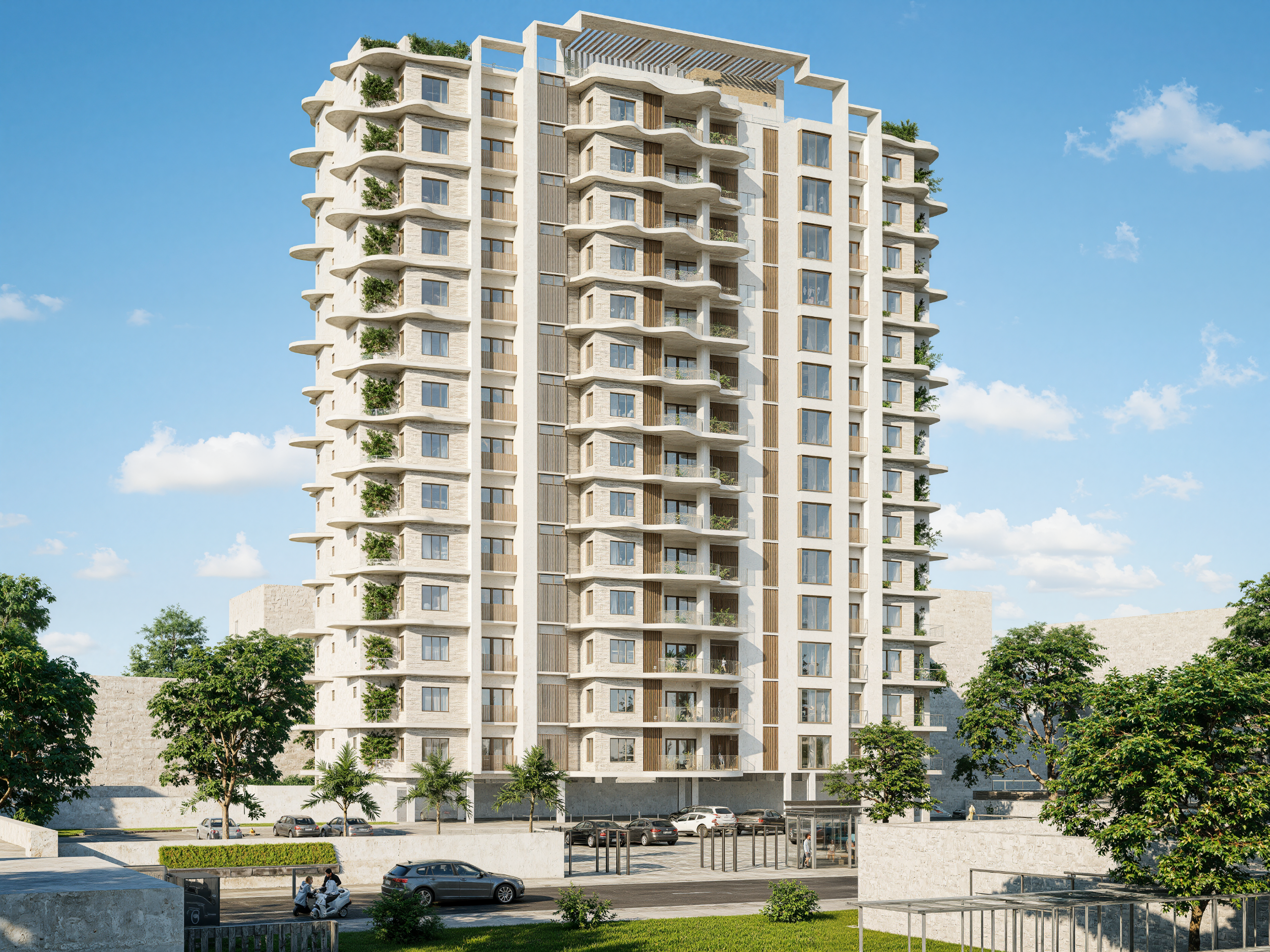 IRINJALAKUDA (6 UNIT) APARTEMNT DAY VIEW